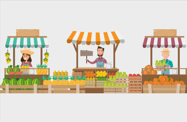 Marché Lamarche sur Saône